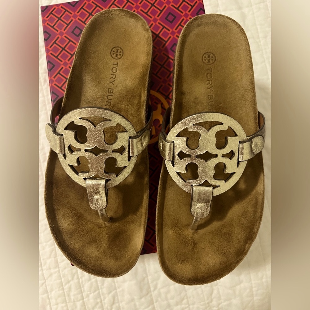 Tory Burch Miller Cloud like new sandals size 7.5